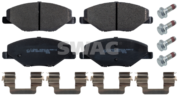 set placute frana,frana disc 33 10 2615 SWAG